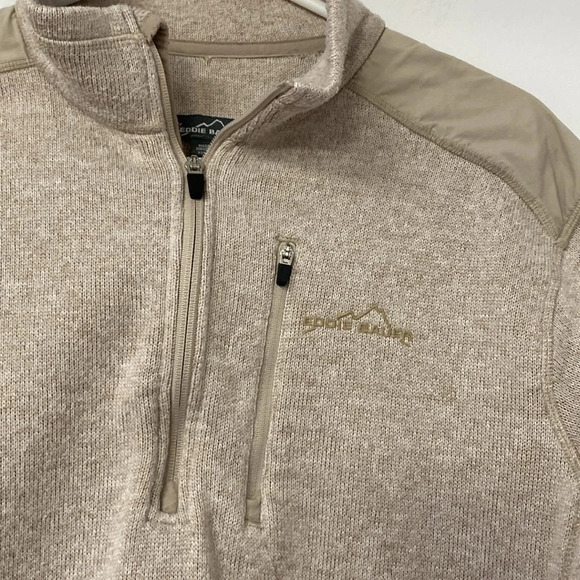 Eddie Bauer Sweater Quarter Zip Pullover Men's Size XXL - Picture 2 of 9